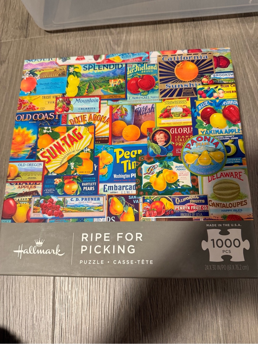 Hallmark Ripe for Picking Puzzle - Multicolor Fruit Labels